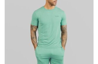Ed Baker Mens T-Shirt and Shorts Lounge Set Mint