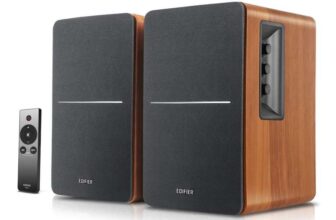 Edifier R1280TS Active 2.0 Bookshelf Speaker Set – Brown