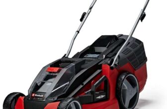Einhell GE-CM 43 Li M 36V Cordless Lawnmower 43cm, 63L Box, 6 Heights, Mulching, 2x 4.0Ah Batteries & Chargers