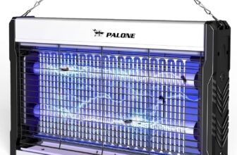 Electric Bug Zapper, PALONE UV Light Insect Fly Killer Insect Bug Catcher, Moth Mosquito Killer Indoor Outdoor, Fly Zapper Repellent with Washable Tray, Garden Yard Kitchen Commercial Industrial