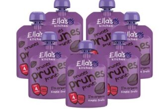 Ellas Kitchen Prunes 4 Months, Pack of 7, 490g