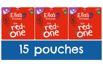 Ellas Kitchen The Red One Organic Smoothie Fruits Multipack 5 x 90 g (Pack of 3)