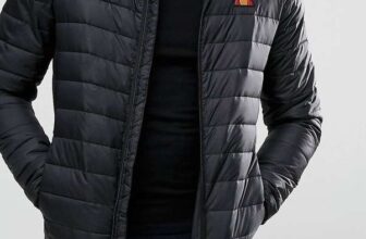 Ellesse Mens Plus Padded Lombardy Jacket In Black (Size 3XL)