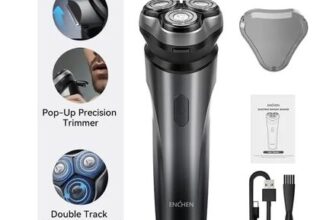 Enchen Blackstone Max Waterproof Electric Shaver with 3D-Flex Heads