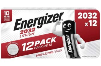 Energizer 12 x CR2032 Lithium Coin Batteries 3V for Watches, Torches and Keys