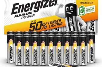 Energizer Alkaline Power – AA Batteries (32 Pack) – Double A Battery 1.5V – £10.32 S&S