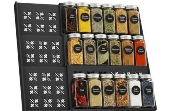 Estefanlo Spice Drawer Organiser (Black)