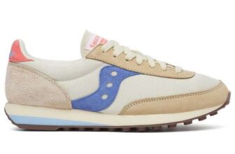 Extra 50% Off with code – E.g. SAUCONY Womens Cream Blue Trainer 80 Trainer