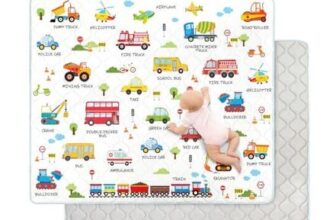 Extra Large Baby Play Mats, 150x180cm, Foldable, Non-Slip, Machine Washable