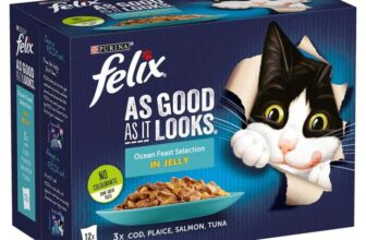 FELIX As Good As it Looks Ocean Feasts Wet Cat Food 12x85g (£2.62 voucher Max S&S)