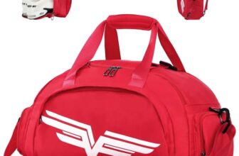 FIORETTO 30L Sports Gym Bag with Wet Pocket & Shoe Compartment