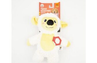FOFOS White Plush Pet Toy
