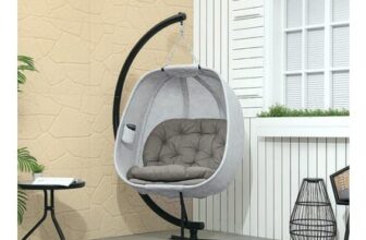 FREE DELIVERY-Garden Hanging Egg Chair with Stand & Cushion