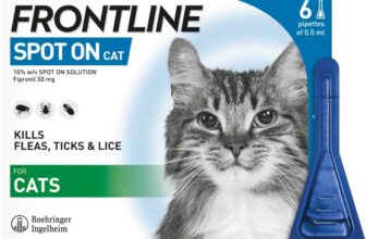 FRONTLINE Spot On Flea & Tick Treatment for Cats – 6 Pipettes