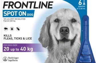 FRONTLINE Spot On Flea & Tick Treatment for Large Dog (20-40kg) 6 Pipettes