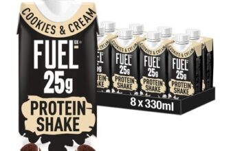 FUEL10K Cookies & Cream High-Protein Breakfast Shake (8-Pack)