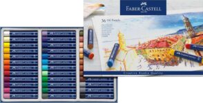 Faber-Castell Creative Studio Oil Pastels, Multicoloured, Pack of 36