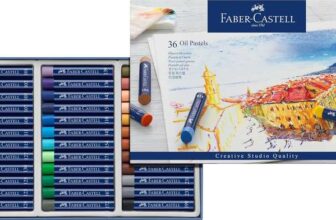 Faber-Castell Creative Studio Oil Pastels, Multicoloured, Pack of 36