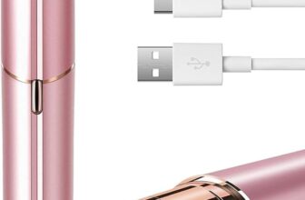 Facial Hair Removal for Women, Face Hair Trimmer, Rechargeable Womens Facial Shaver for Travel Face Razors, Lips, Chin, BodyPortable & Gift-Ready