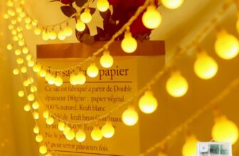 Fairy Lights Battery, 4M 40 LED Globe String Lights with 8 Lighting Modes, Fairy Light Battery for Indoor/Outdoor, Bedroom, Christmas, Halloween (Warm White)