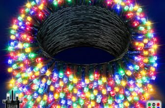 Fairy Lights Outdoor, 20m 200 LEDs Waterproof Fairy Lights Plug in, Multicolour String Lights Mains Powered/Remote/8 Modes/Timer/Indoor/Outside Lights for Garden Party Decorations