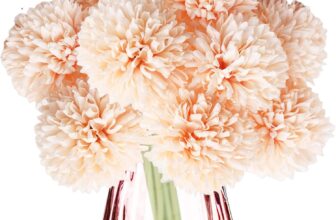 Fake Flowers for Decoration 12 pcs Artificial Flower Decorative Dandelion Bouquet Decor Faux Dandelions Household Plastic Bride Bouquets Craft Accessories 1606