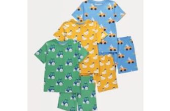 Farmyard Short Pyjamas 3 Pack