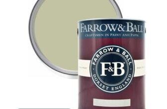 Farrow & Ball Walls and Ceilings Cooking Apple Green Modern Emulsion Paint 5L