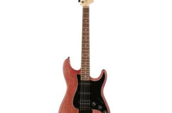 Fazley Outlaw Sheriff HSS Brown Electric Guitar with Gig Bag