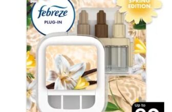 Febreze 3Vol Air Freshener Plug-in Starter Kit Sun-Kissed Vanilla 20ML