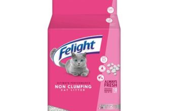 Felight Non-Clumping Cat Litter with Antibacterial Silverfresh Technology