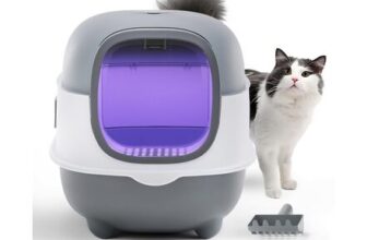 Fellie Cat Litter Tray with UV Sterilization