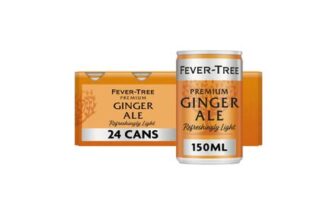 Fever-Tree Refreshingly Light Ginger Ale X 24