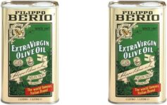 Filippo Berio Extra Virgin Olive Oil Tin, 1Ltr (Pack of 2)