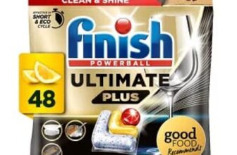 Finish Ultimate plus All in One Lemon Dishwasher Tablets Lemon – 48 Tabs