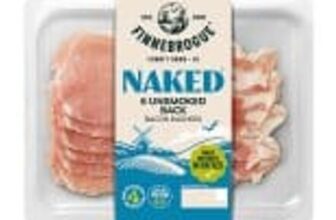 Finnebrogue Naked 6 Unsmoked Back Bacon200g