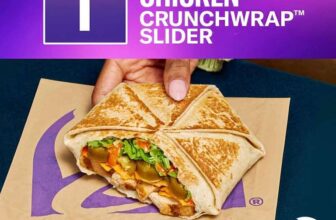 Firecracker Chicken Crunchwrap Slider