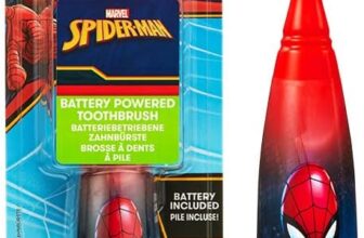 Firefly Spiderman Turbo Power Toothbrush Electric Brush for Mighty Kids 1 Count
