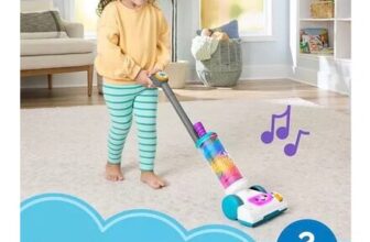 Fisher-Price Laugh & Learn 2-in-1 Vacuum Toddler Musical Learning Toy