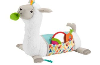 Fisher-Price Llama Plush Toy with Rattle