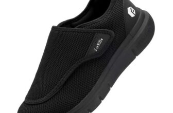 FitVille Mens Extra Wide Fit Diabetic Shoes Easy Slip On Adjustable Orthopedic Slippers Size 10 – Sold by Luhua International Trade/FBA