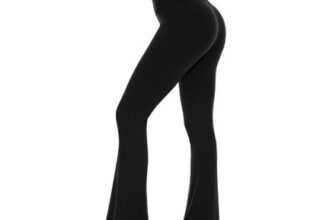 Flared Leggings Women Yoga Pants High Waisted Stretchy Workout Trousers