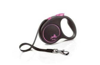 Flexi Black/Pink Design S 5 M Retractable Leash 15 Kg