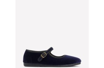 Flexi Mary Jane – Navy Velvet