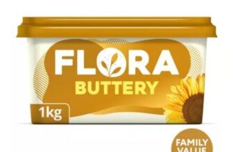 Flora Buttery Butter Alternative with Natural Ingredients 1kg