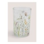 Floral Print Candle Holder