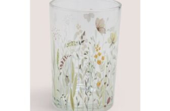 Floral Print Candle Holder