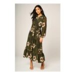 Floral Print Midi Dress
