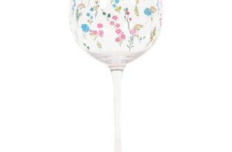 Flower Market Gin Glass