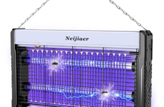 Fly Zapper, Neijiaer Powerful Insect Pest Fly Killer, Bug Zapper Attracting Mosquito Flying Insects with UV Light for Living Room, Kitchen, Indoor Garden Yard, Mosquito Killer